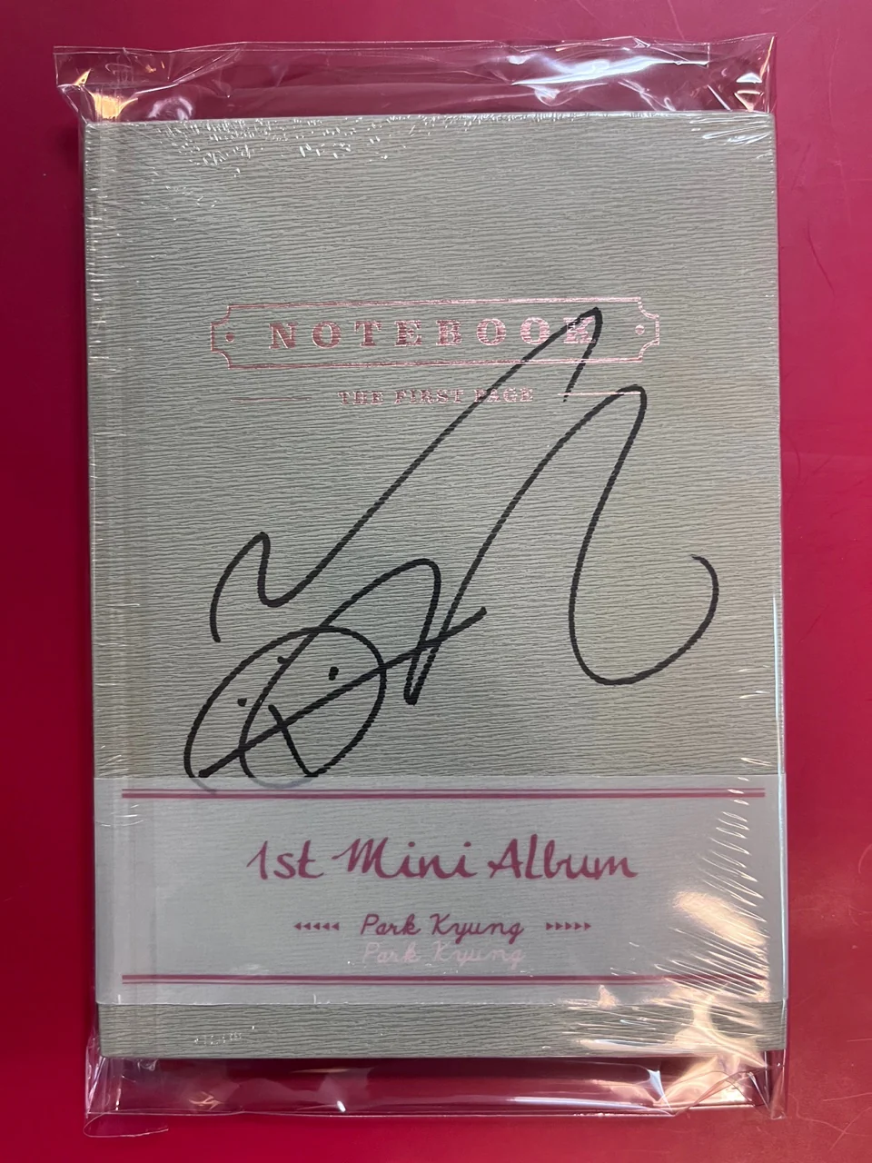 [SIGNED] PARK KYUNG (BLOCK B) - NOTEBOOK