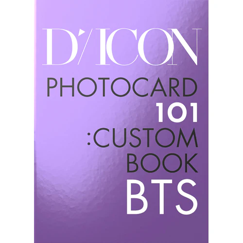 방탄소년단 (BTS) - DICON PHOTOCARD 101:CUSTOM BOOK - BEHIND BTS since 2018(2018-2021 in USA)
