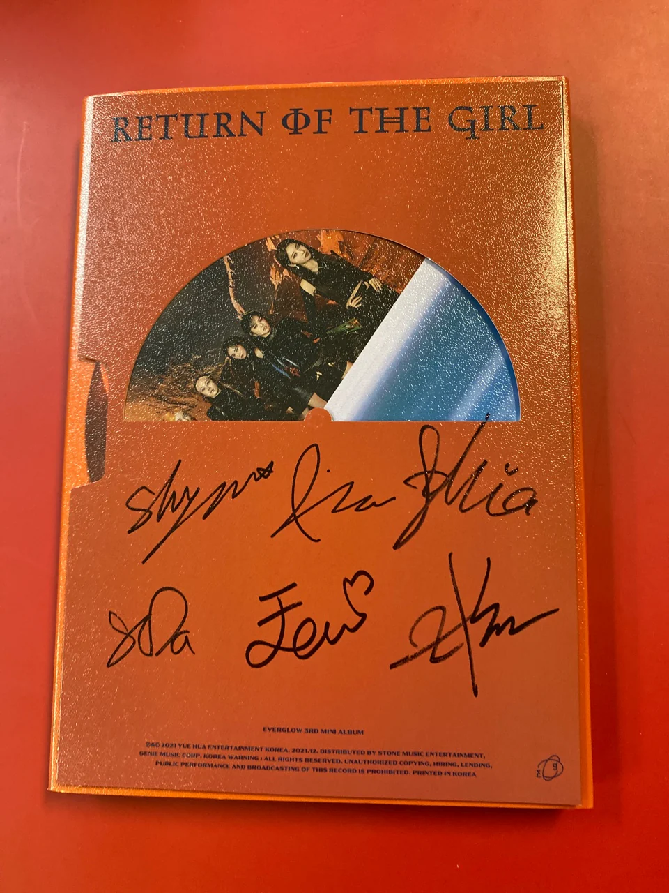 에버글로우 (EVERGLOW) | 미니3집 [Return of the girl] | AUTOGRAPHED ALBUM
