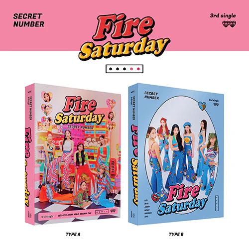 SECRET NUMBER - 3rd Single Album [Fire Saturday] Standard ver.