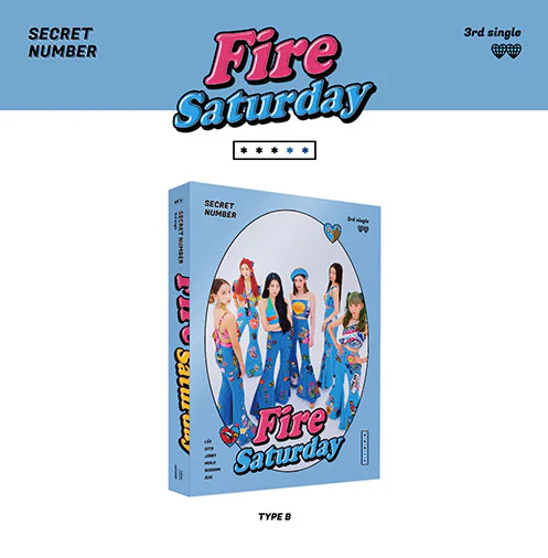 SECRET NUMBER - 3rd Single Album [Fire Saturday] Standard ver. - Image 3