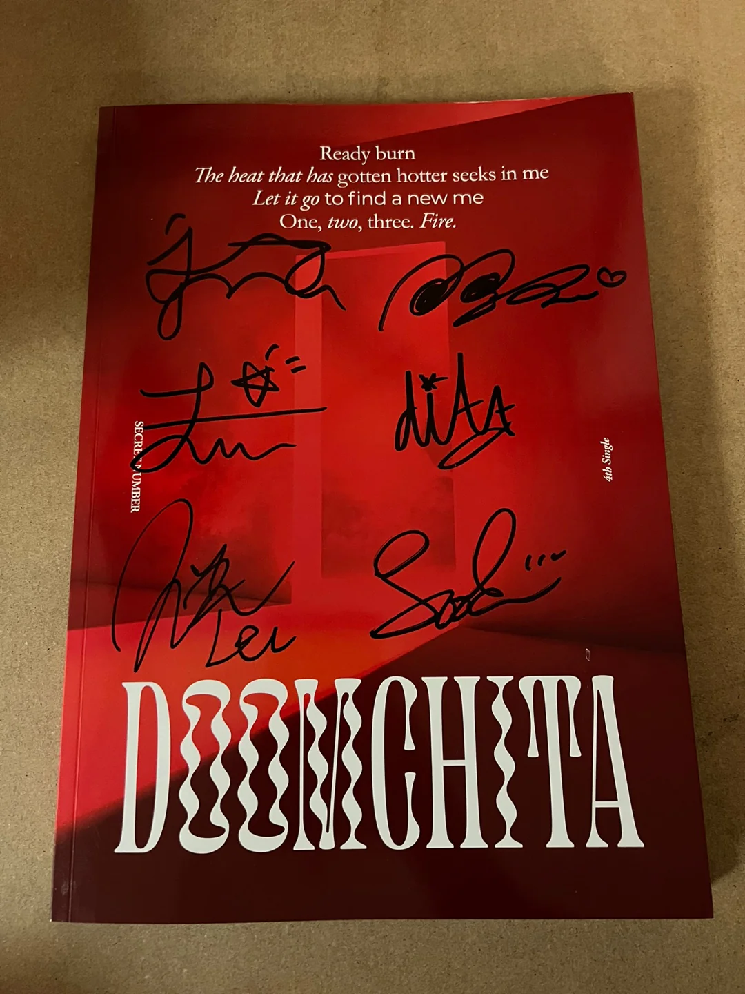 시크릿넘버 (SECRET NUMBER) - DOOMCHITA | AUTOGRAPHED ALBUM