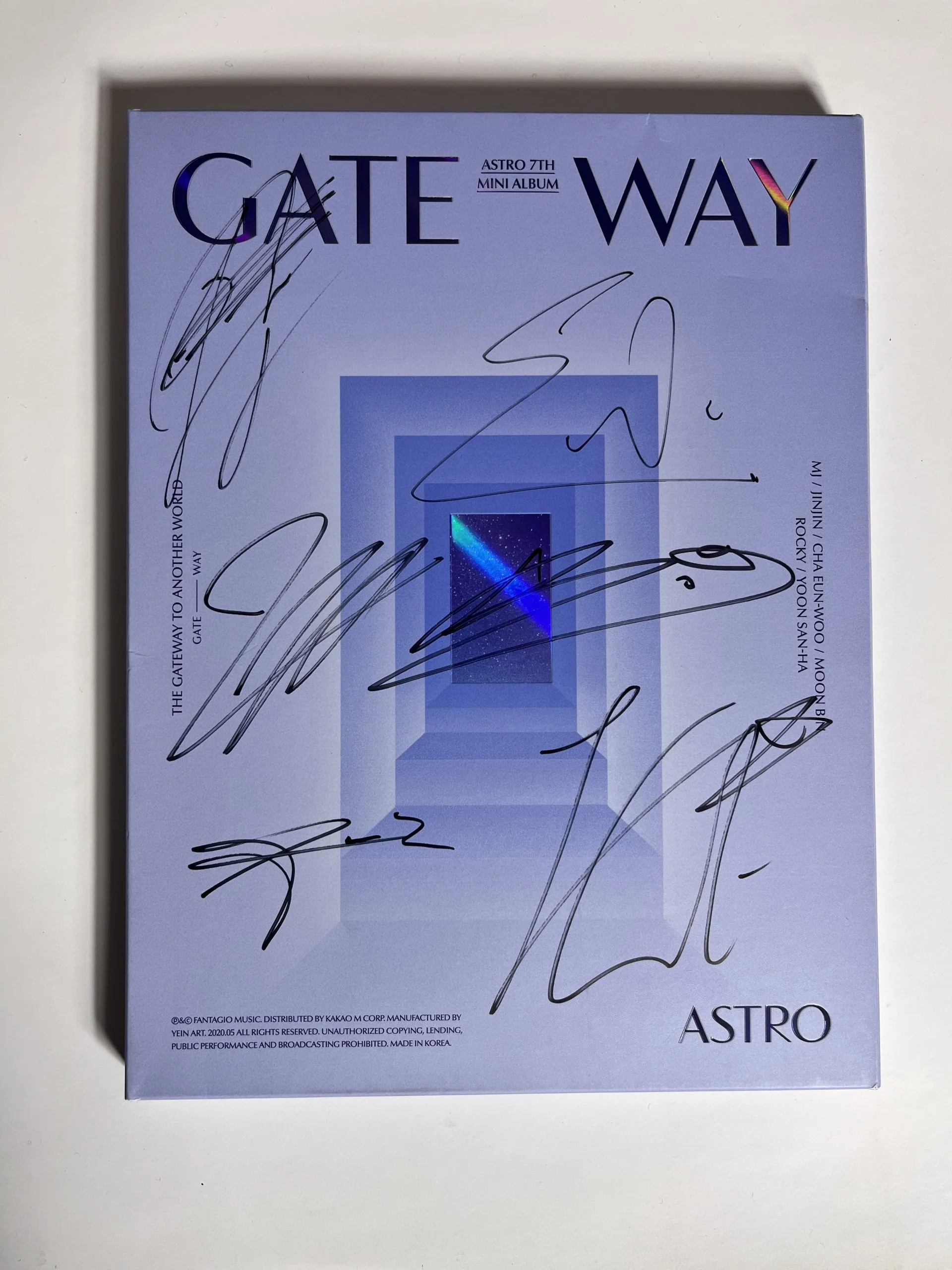 ASTRO - 7th Mini Album [GATEWAY] (ANOTHER WORLD VER.) AUTOGRAPHED ALBUM