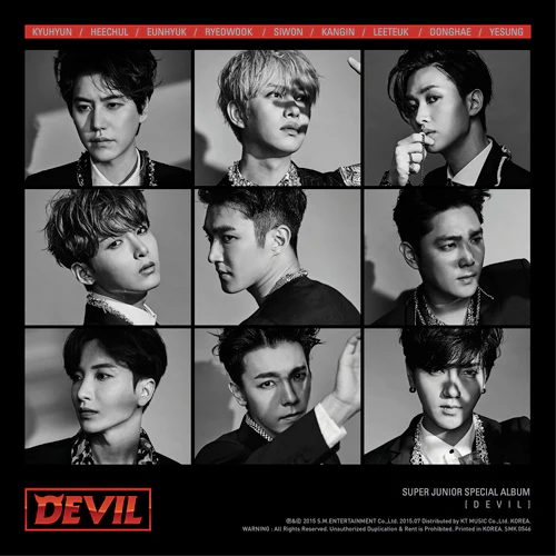 슈퍼주니어(SuperJunior) - Special album Devil