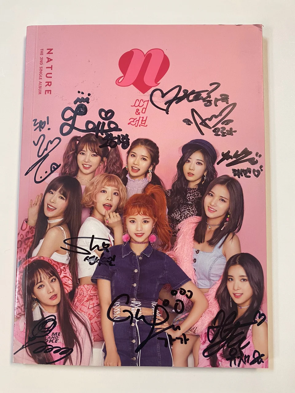 네이처 (NATURE) | 싱글2집 [썸&러브] | AUTOGRAPHED ALBUM