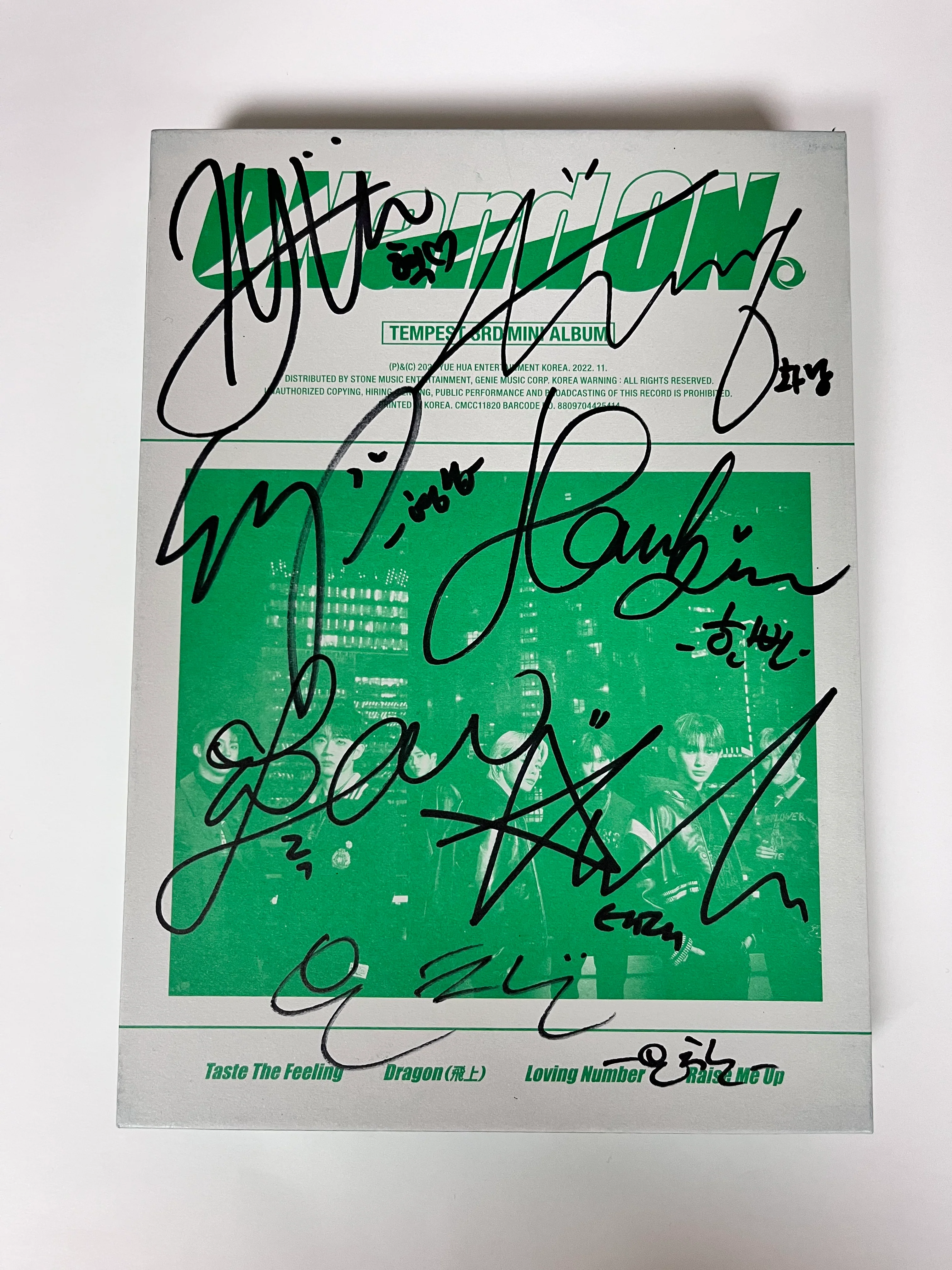 TEMPEST - 3rd Mini Album [ON and ON] Autographed Album - Image 2