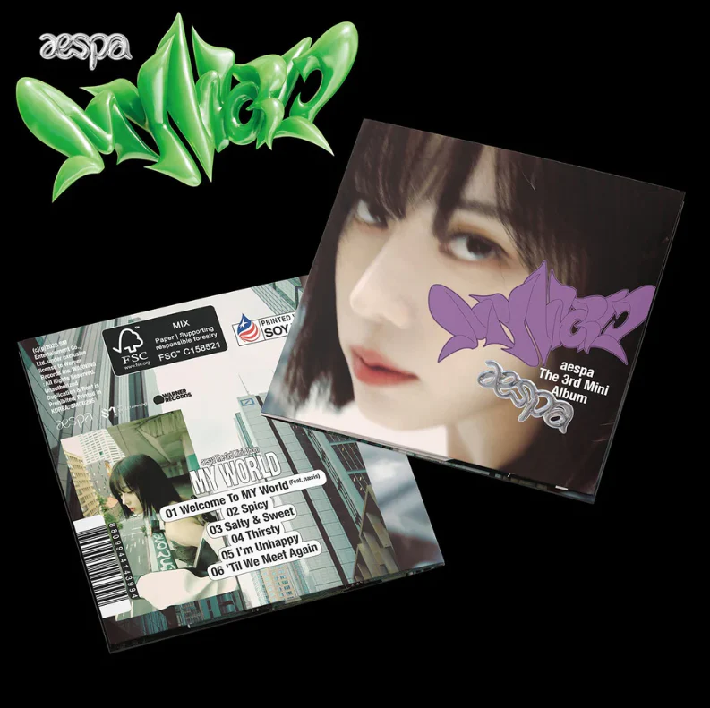Aespa - 3rd Mini Album [MY WORLD] (Poster Ver.) - Image 3