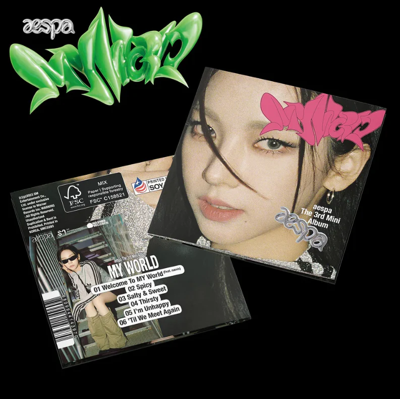 Aespa - 3rd Mini Album [MY WORLD] (Poster Ver.) - Image 4