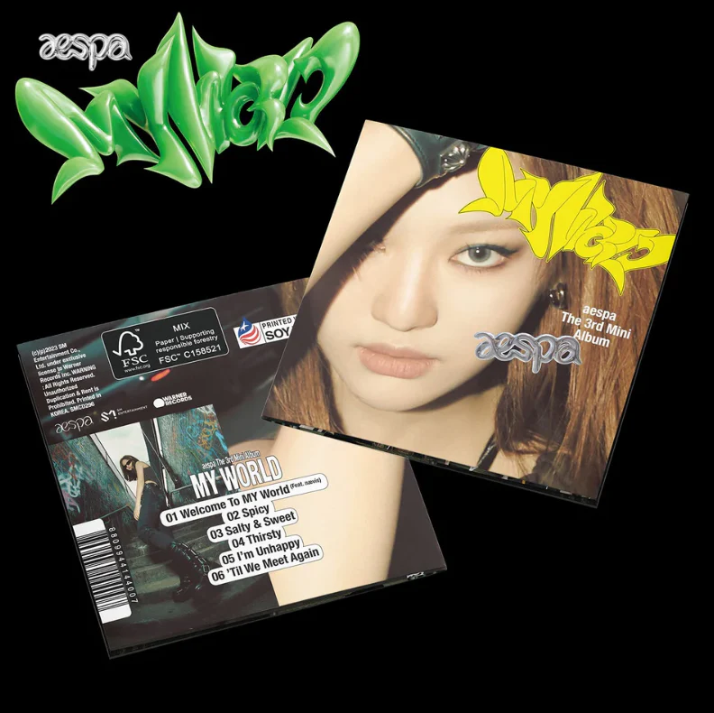Aespa - 3rd Mini Album [MY WORLD] (Poster Ver.) - Image 5