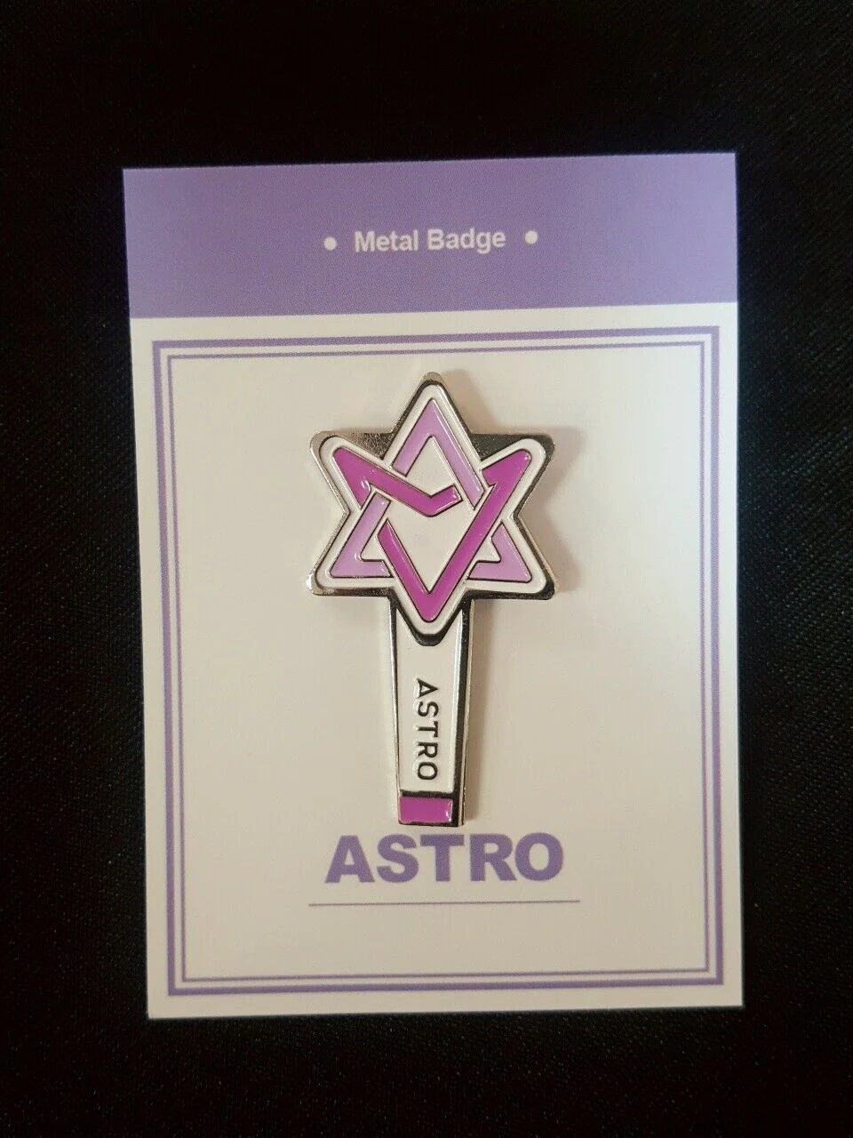 ASTRO Lightstick Pin Badge