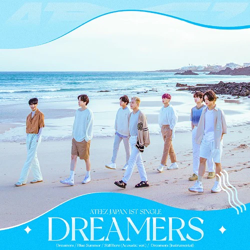 ATEEZ JAPAN ALBUM Dreamers [CD+DVD - Type B]