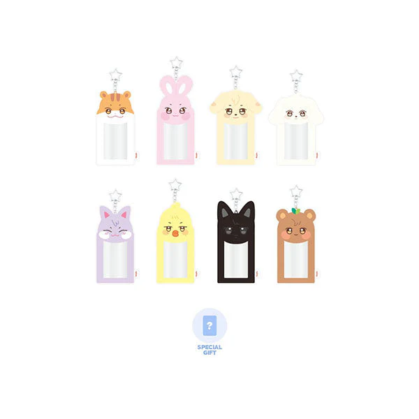 ATEEZ - Plush Photocard Holder Keyring [ANITEEZ IN ICE CITY Official MD]