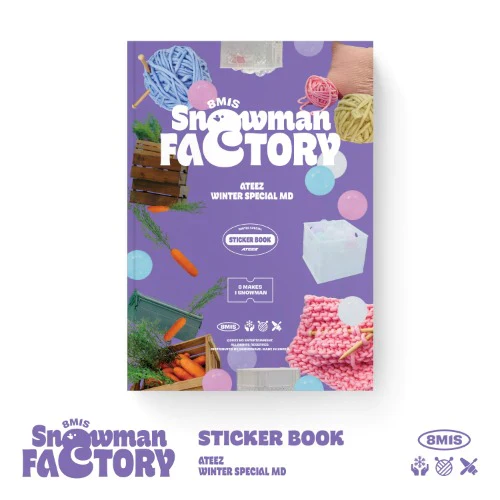 ATEEZ [SNOWMAN FACTORY] WINTER SPECIAL MD - STICKER BOOK