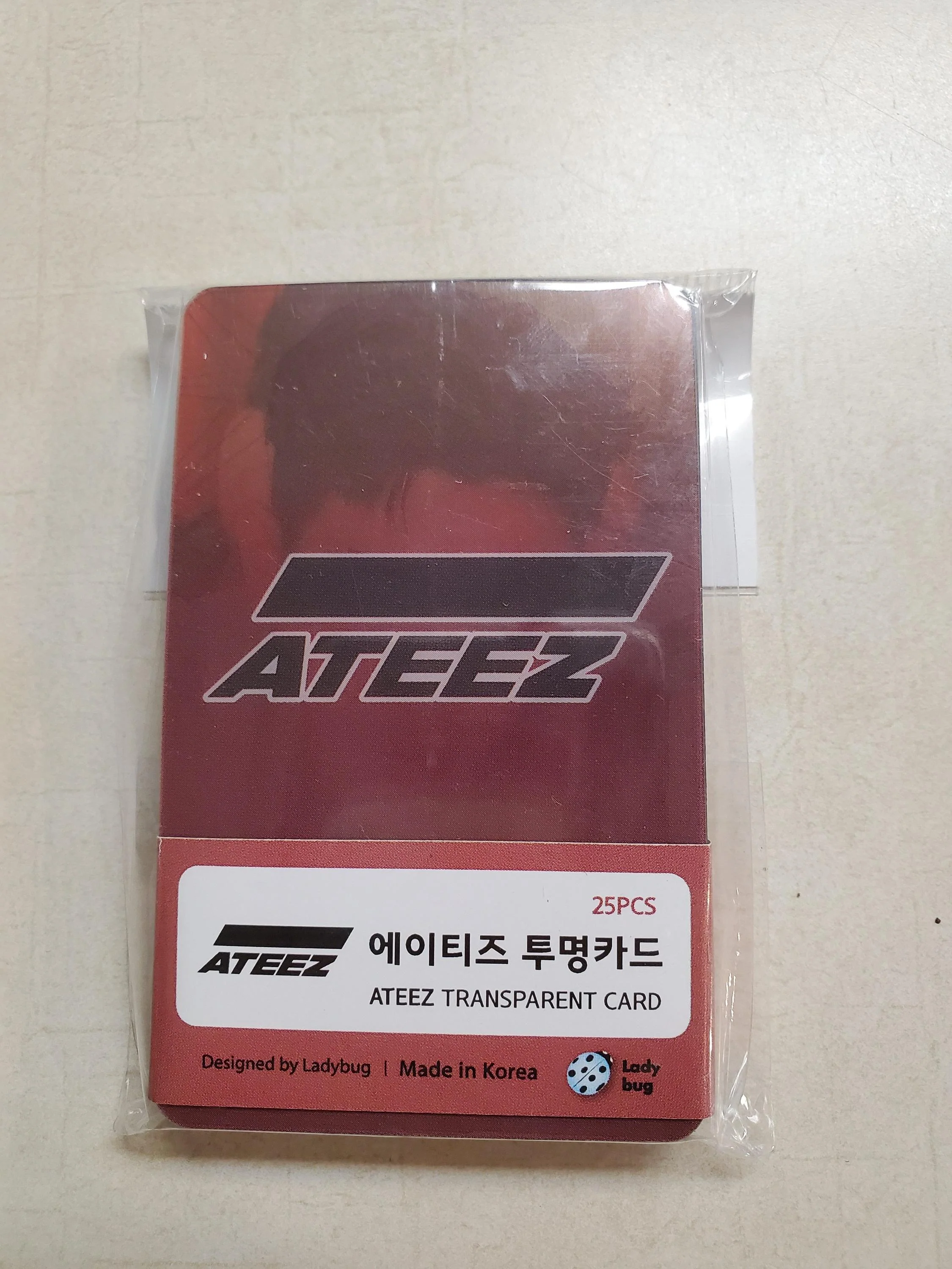 [ ATEEZ ] TRANSPARENT CARD