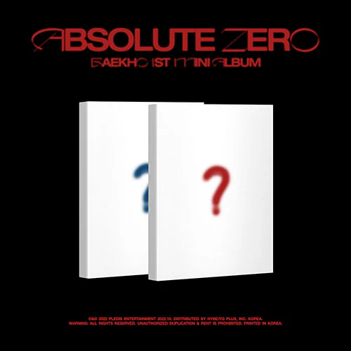 BAEKHO - 1st Mini Album: Absolute Zero