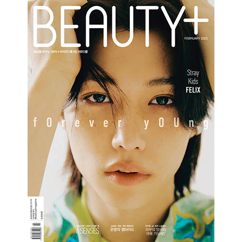 FELIX (Stray Kids) - BEAUTY+ Feb. 2023 COVER - Image 2