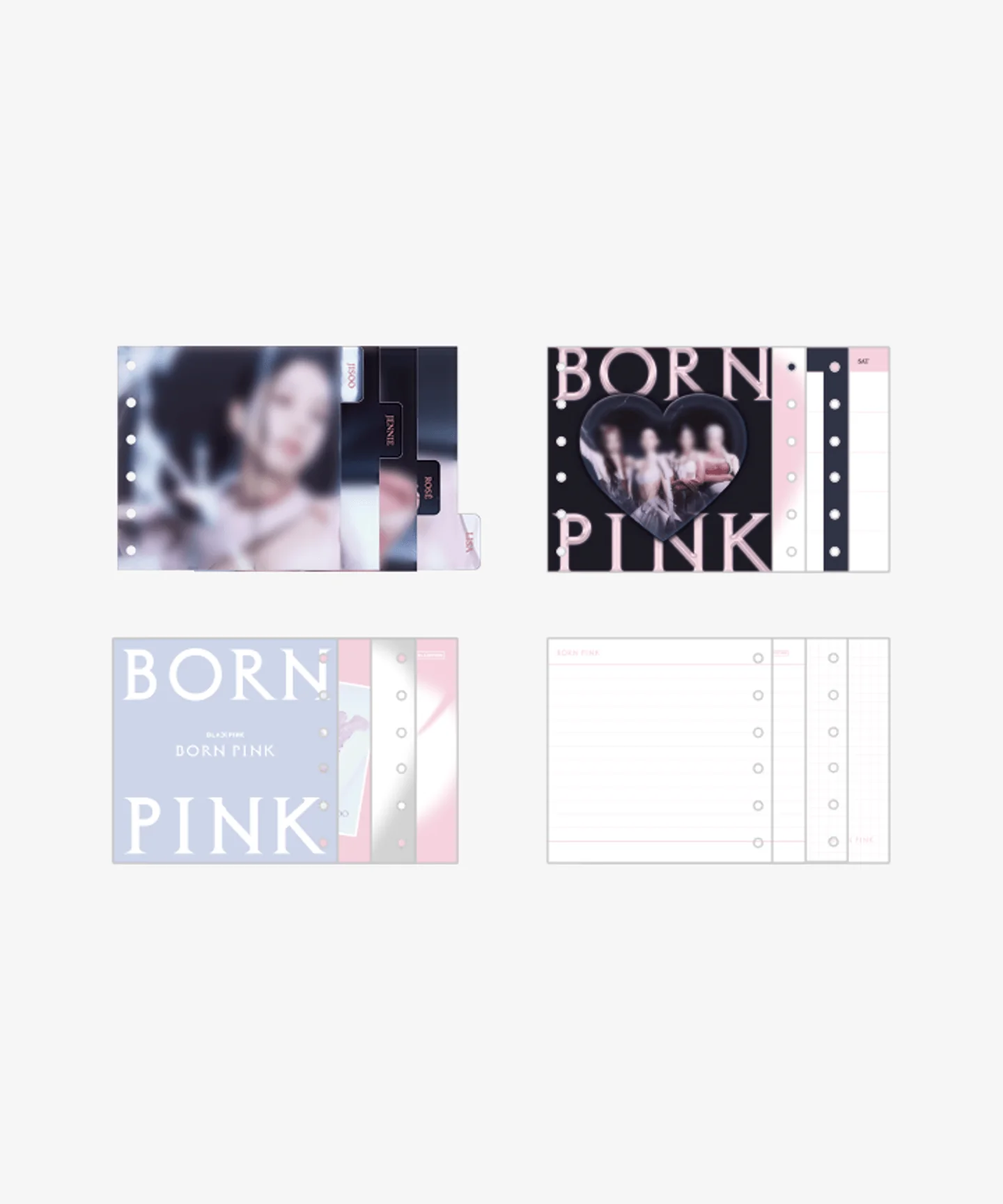 BLACKPINK BORN PINK DISK PHOTO BINDER INDEX