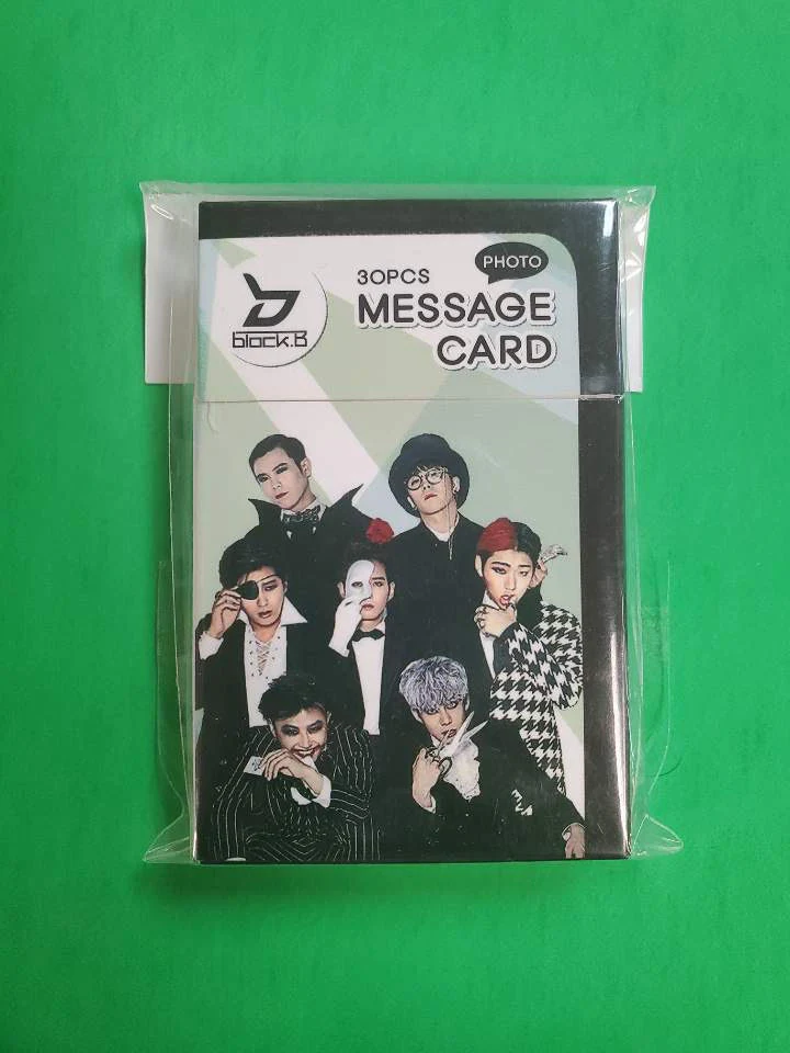 [ BLOCK B ] PHOTO MESSAGE CARD