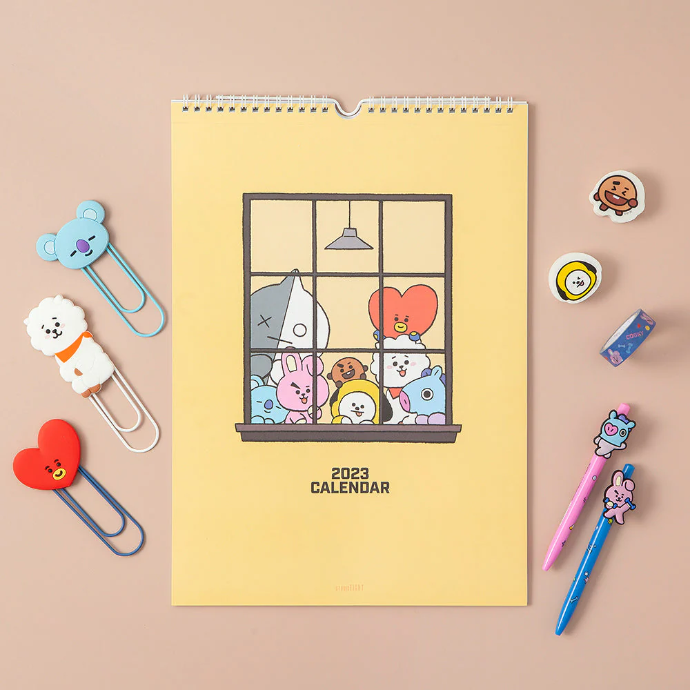 BT21 2023 Wall Calendar