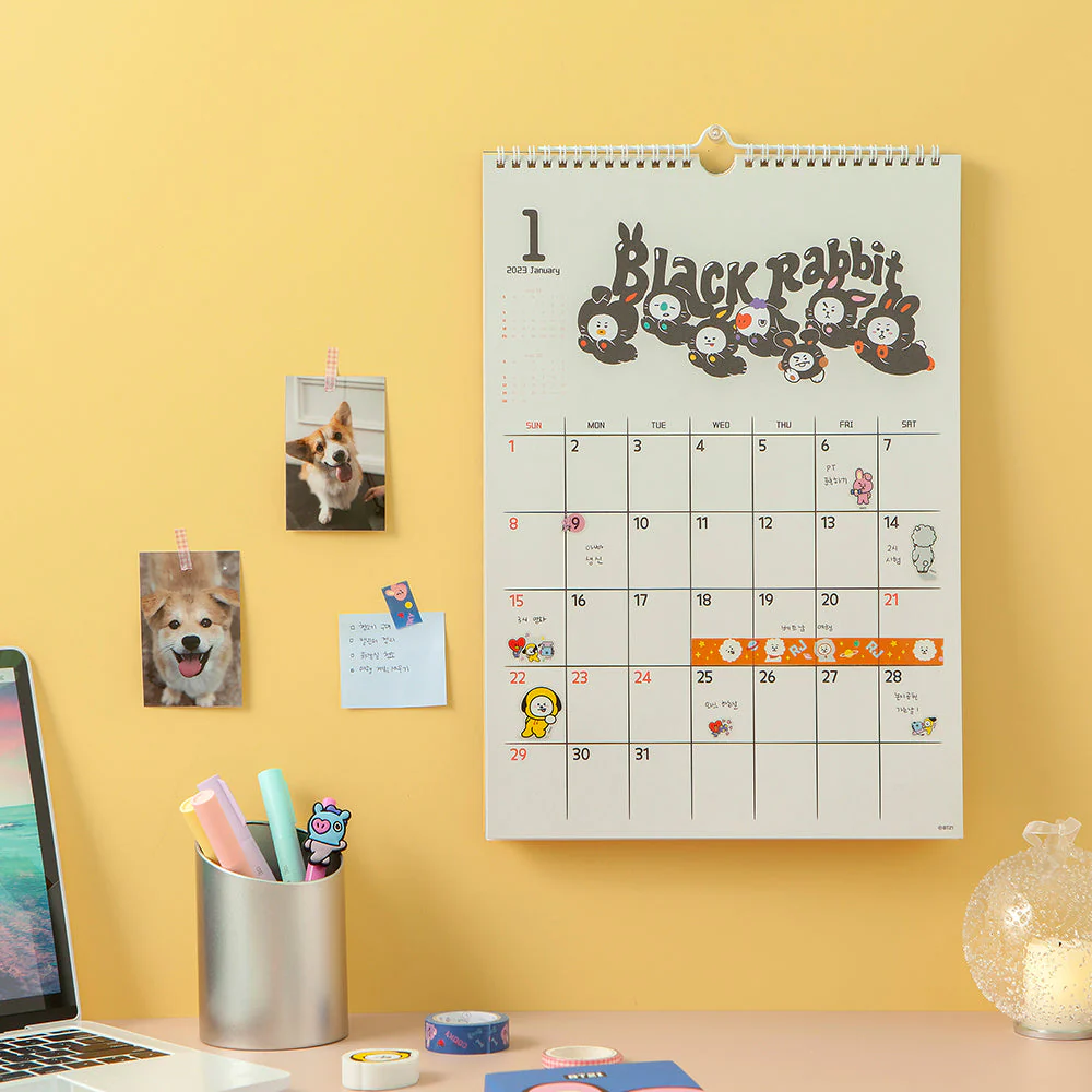 BT21 2023 Wall Calendar - Image 2
