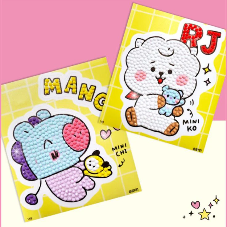 BT21 - BABY - MY LITTLE BUDDY DIY CUBIC DECO STICKERS KIT