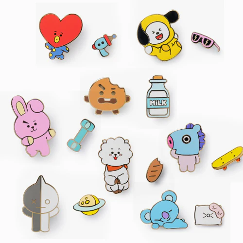 [BT21] Badge Set (2pcs)