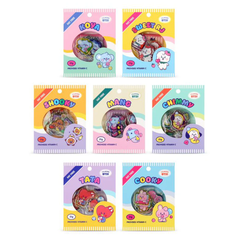 BT21 MININI JELLY CANDY - FLAKE STICKER