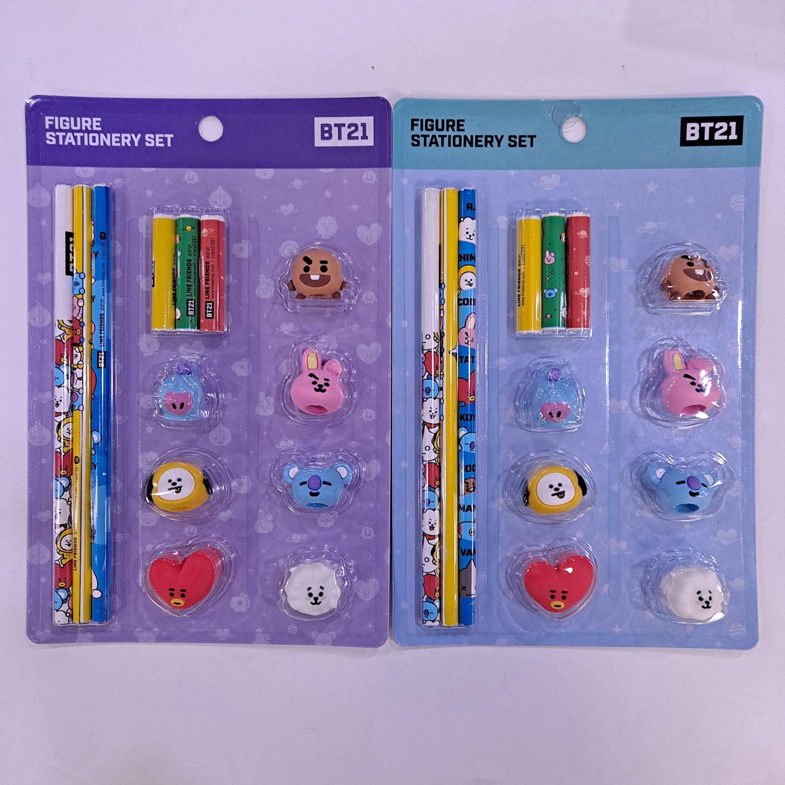 BT21 FIGURE STATIONERY SET