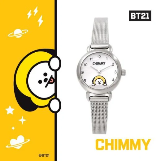 [BT21] OST Silver Mesh Watch - Image 2
