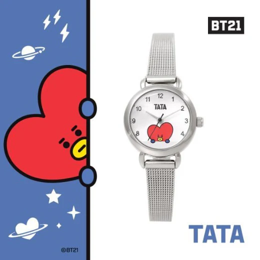 [BT21] OST Silver Mesh Watch - Image 8