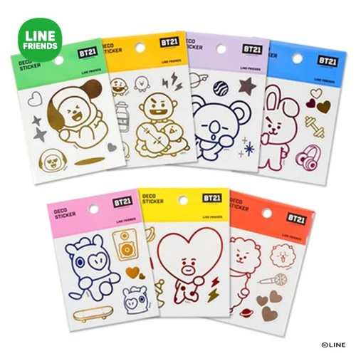 BT21 PVC DECO STICKER