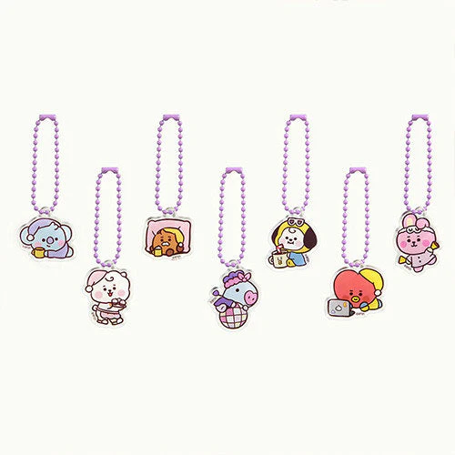 BT21 SIMPLE KEYRING - PARTY