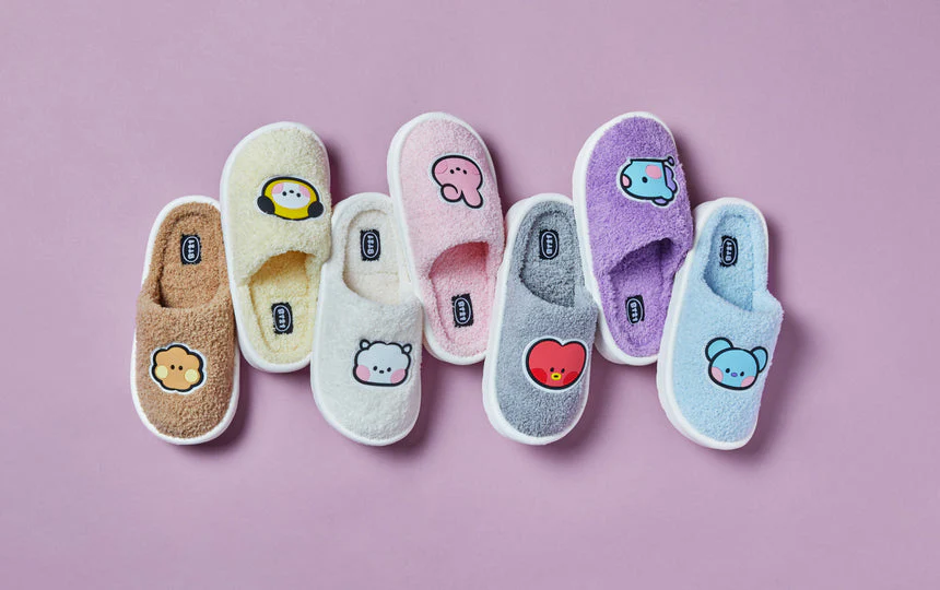 BT21 TATA minini BOUCLE WINTER SLIPPER 250 mm