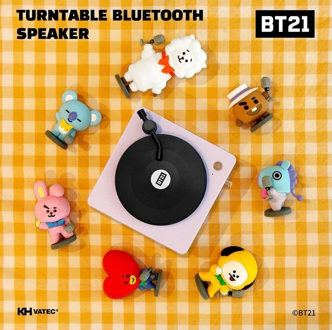 BT21 TURNTABLE BLUETOOTH SPEAKER