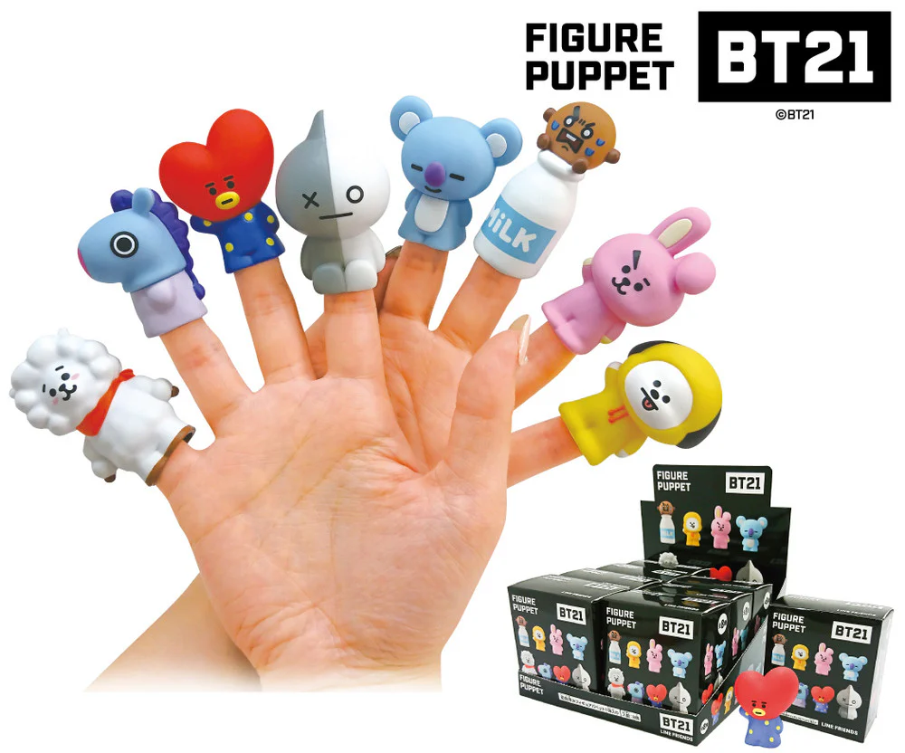 BT21 X Bytori Collaboration Offical BTS Figure Puppet [ Random ]