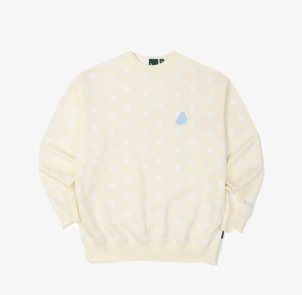 [BTS - IN THE SOOP] GRAPHIC SWEATSHIRT (IVORY) M - size