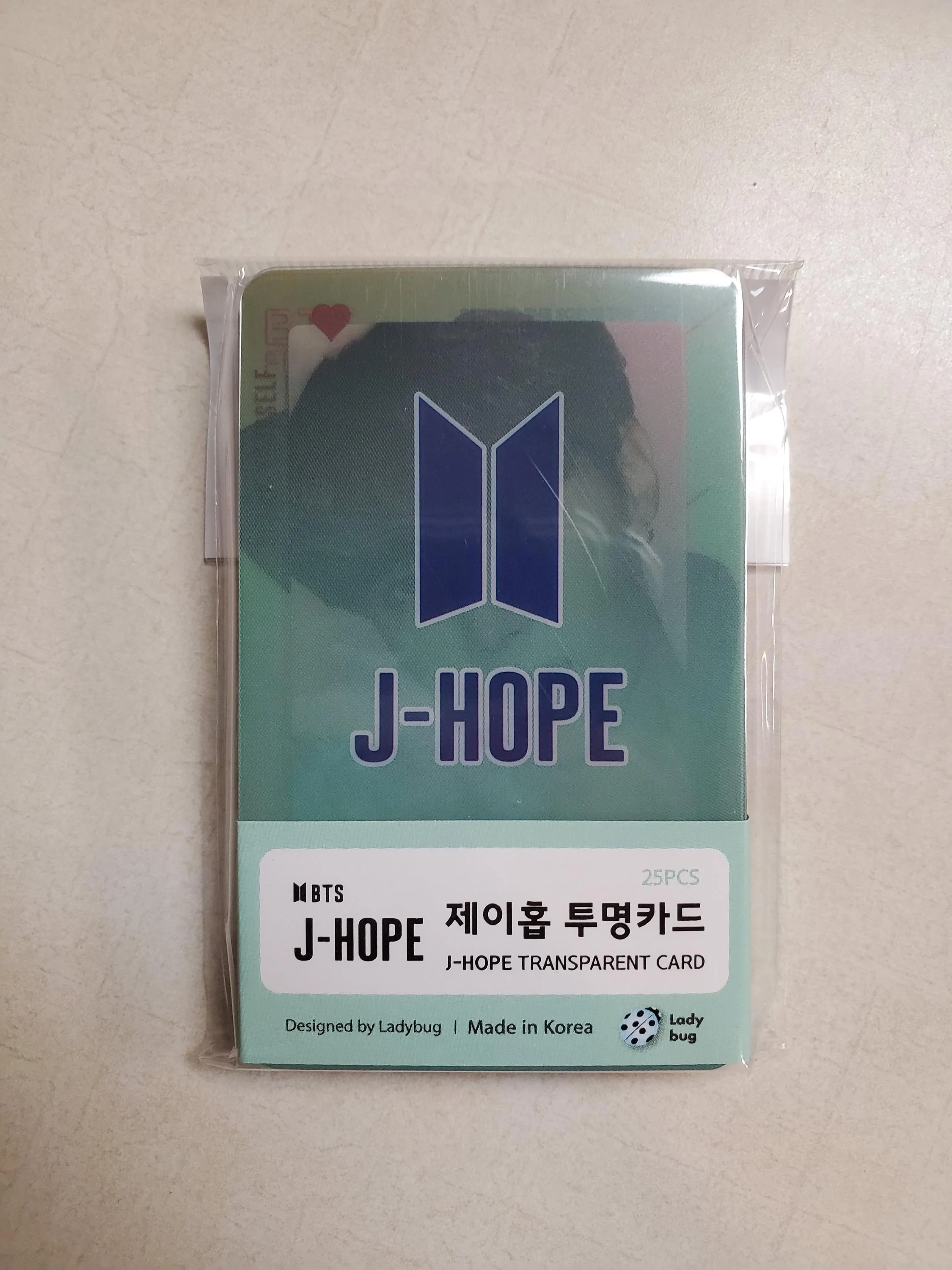 [ BTS JHOPE ] TRANSPARENT CARD