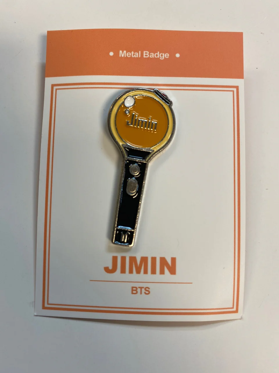 BTS JIMIN Logo Pin Badge