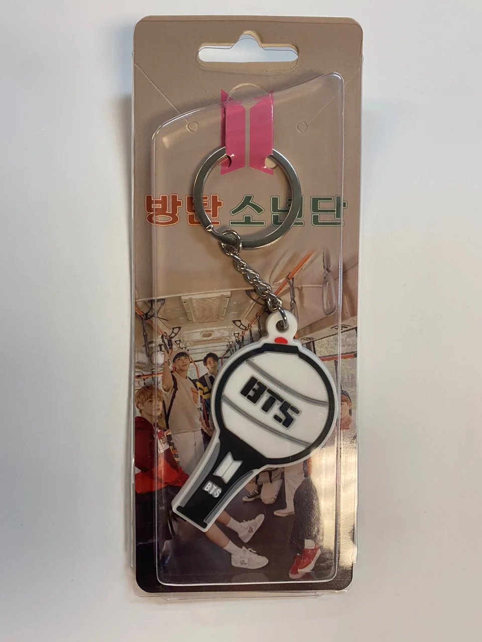 BTS LIGHT STICK RUBBER KEYRING