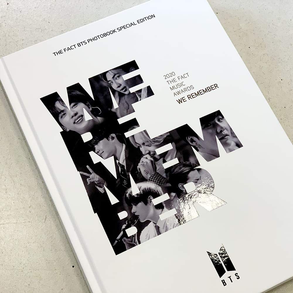 BTS THE FACT PHOTOBOOK SPECIAL EDITION : WE REMEMBER