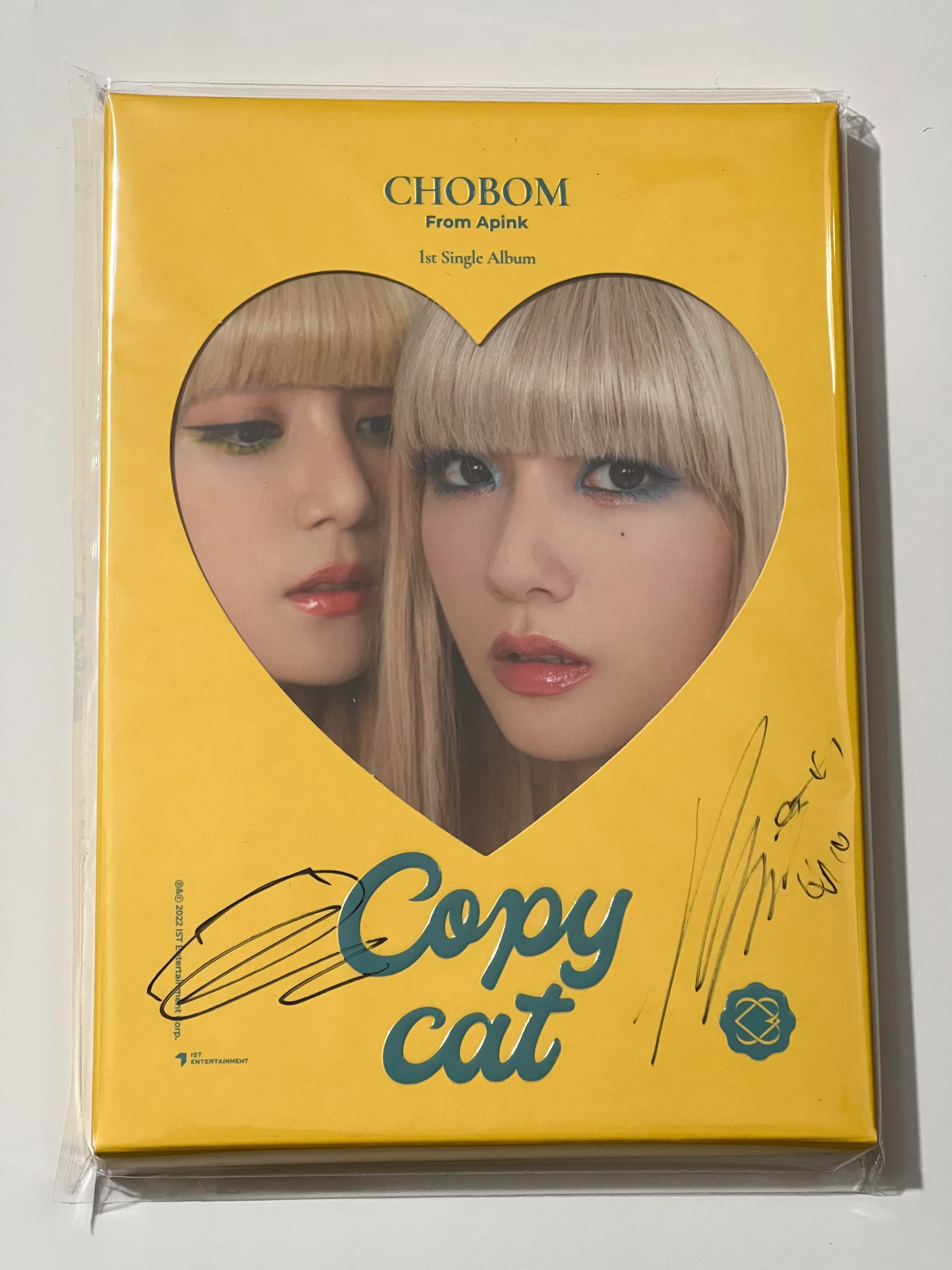 Chobum Copy Cat Autographed Album