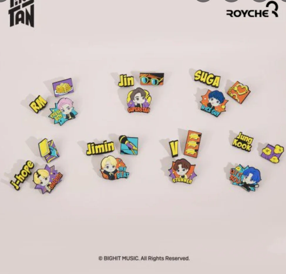 TINYTAN RUBBER PIN BADGE