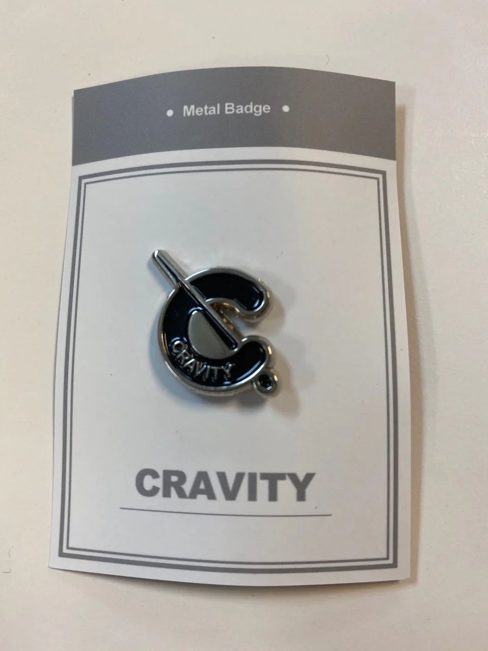 CRAVITY Logo Pin Badge
