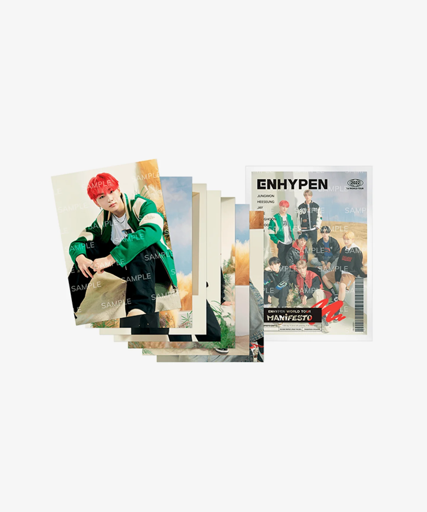 ENHYPEN - WORLD TOUR MANIFESTO MERCH - MINI POSTER SET