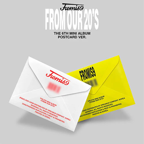 FROMIS_9 - THE 6TH MINI ALBUM [FROM OUR 20'S] (POSTCARD VER.)
