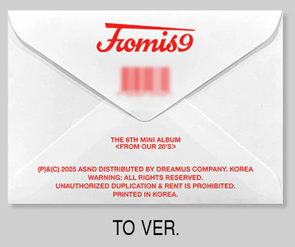 FROMIS_9 - THE 6TH MINI ALBUM [FROM OUR 20'S] (POSTCARD VER.) - Image 2