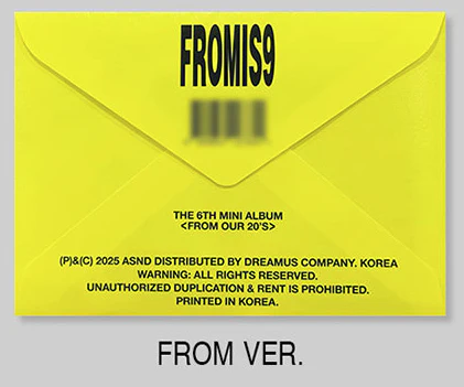 FROMIS_9 - THE 6TH MINI ALBUM [FROM OUR 20'S] (POSTCARD VER.) - Image 3