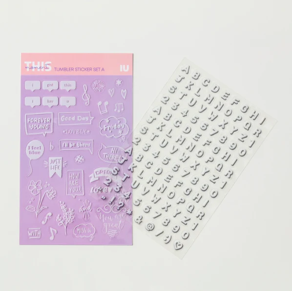 IU - MOMENTS official merch [TUMBLER STICKER SET A]