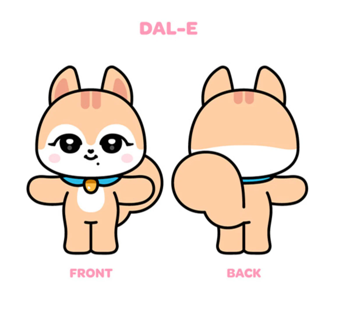 IVE - OFFICIAL MD - IVE CHARACTER PLUSH DOLL MINIVE - Image 3