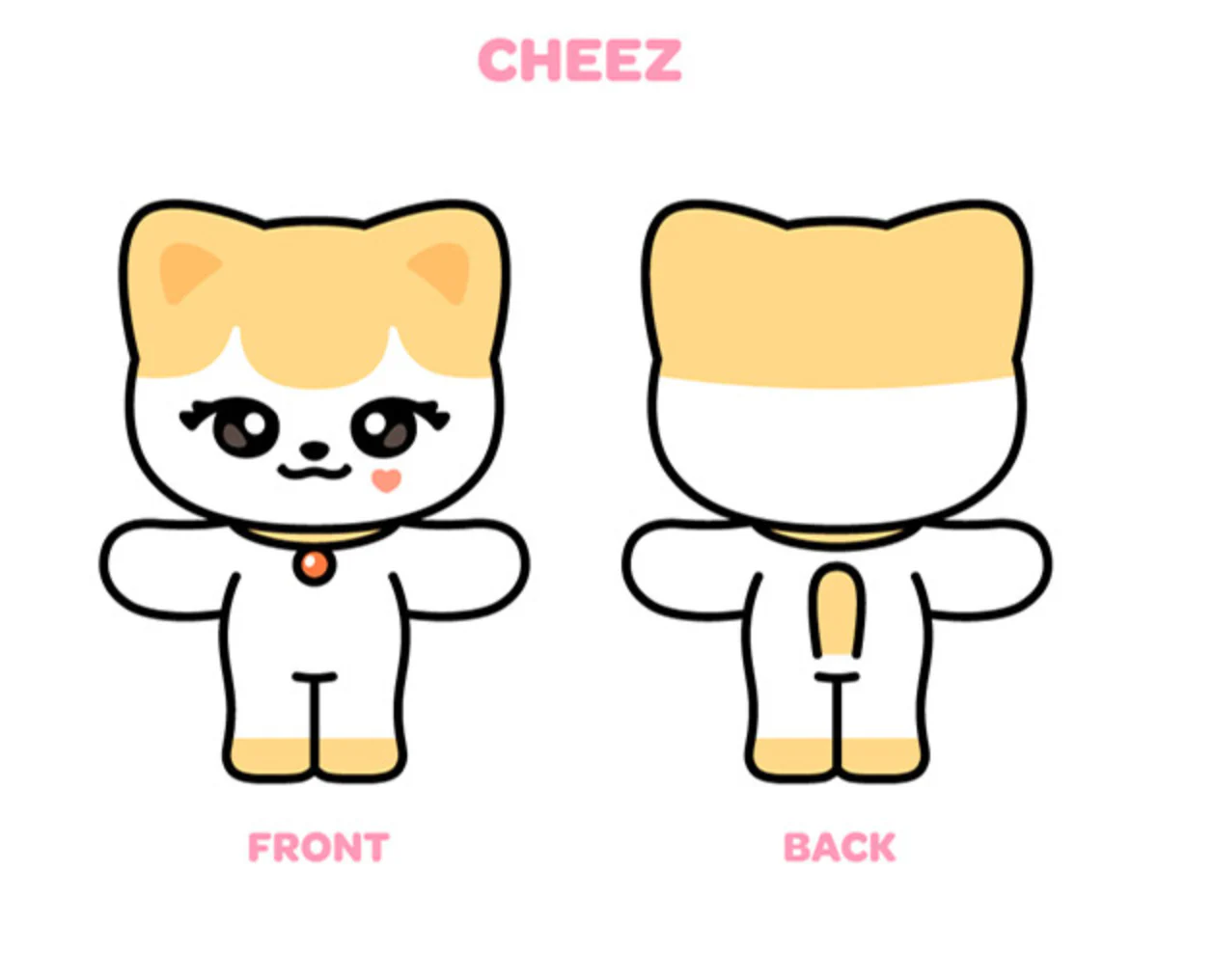 IVE - OFFICIAL MD - IVE CHARACTER PLUSH DOLL MINIVE - Image 6